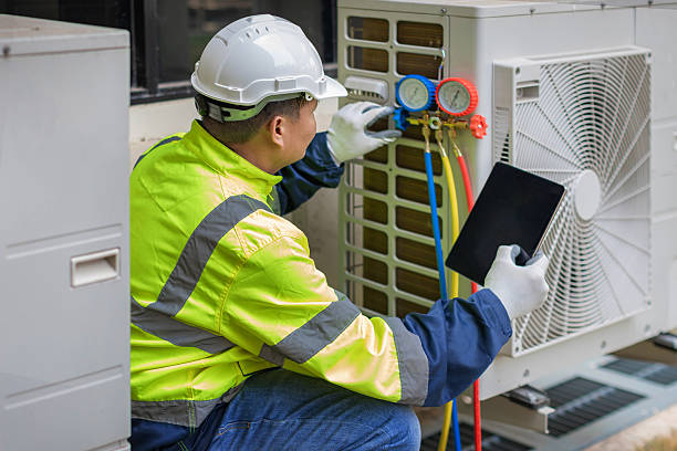 Professional Heat Pump Repair technician working in Hood, CA